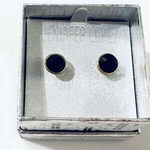 Jennifer Lopez Black Crystal Studs